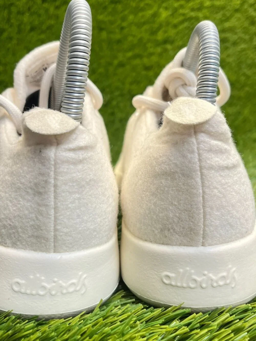Allbirds Wool Runners Natural White Womens Size 7 Running Walking Shoes Sneakers